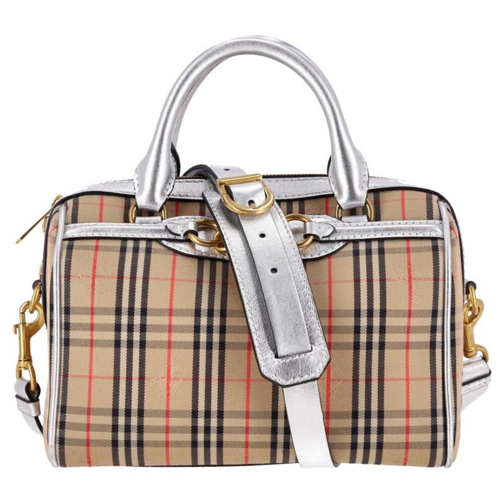 Burberry 1983 Nova Check Chain Link Bowling Bag